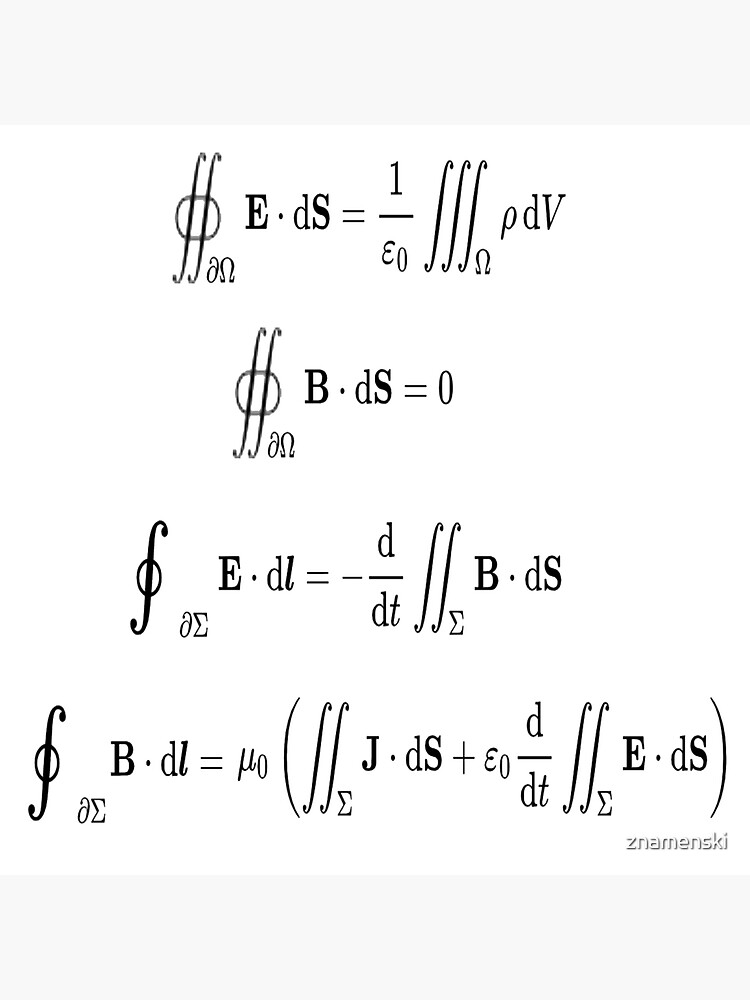 Maxwell's equations, #Maxwells, #equations, #MaxwellsEquations, Maxwell, equation, MaxwellEquations, #Physics, Electricity, Electrodynamics, Electromagnetism by znamenski