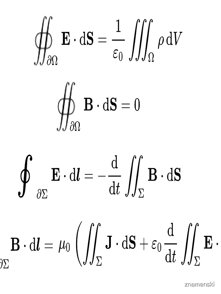 Maxwell's equations, #Maxwells, #equations, #MaxwellsEquations, Maxwell, equation, MaxwellEquations, #Physics, Electricity, Electrodynamics, Electromagnetism by znamenski