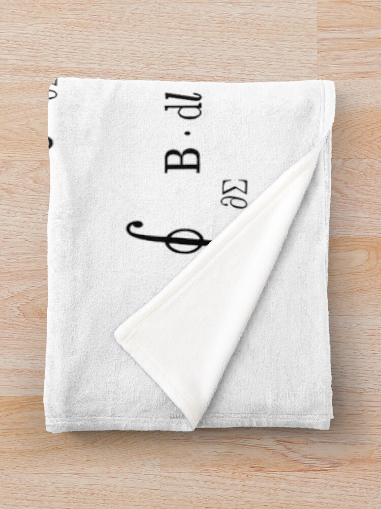Alternate view of Maxwell's equations, #Maxwells, #equations, #MaxwellsEquations, Maxwell, equation, MaxwellEquations, #Physics, Electricity, Electrodynamics, Electromagnetism Throw Blanket