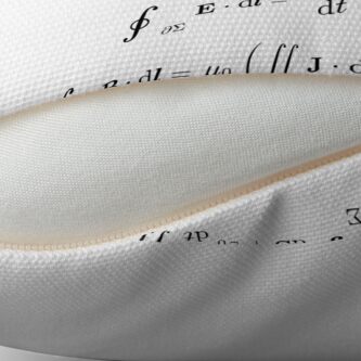Alternate view of Maxwell's equations, #Maxwells, #equations, #MaxwellsEquations, Maxwell, equation, MaxwellEquations, #Physics, Electricity, Electrodynamics, Electromagnetism Floor Pillow