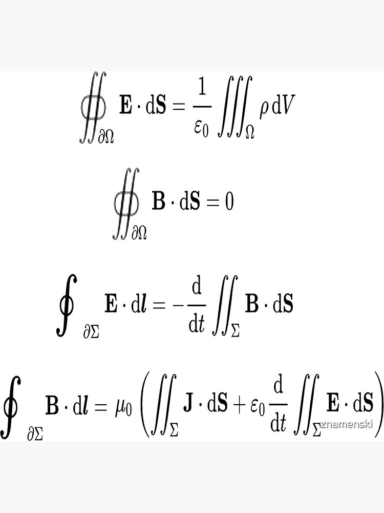 Maxwell's equations, #Maxwells, #equations, #MaxwellsEquations, Maxwell, equation, MaxwellEquations, #Physics, Electricity, Electrodynamics, Electromagnetism by znamenski