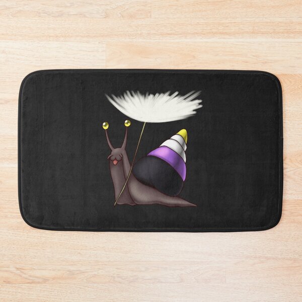 Item preview, Nonbinary Pride Snail with Dandelion Seed designed and sold by PrideSnails.