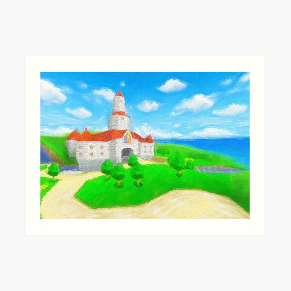 super mario 64 wall art