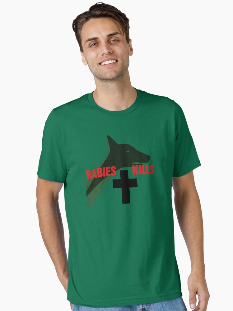 Thumbnail 1 of 7, Essential T-Shirt, NDVH Rabies Kills designed and sold by nikhorne.