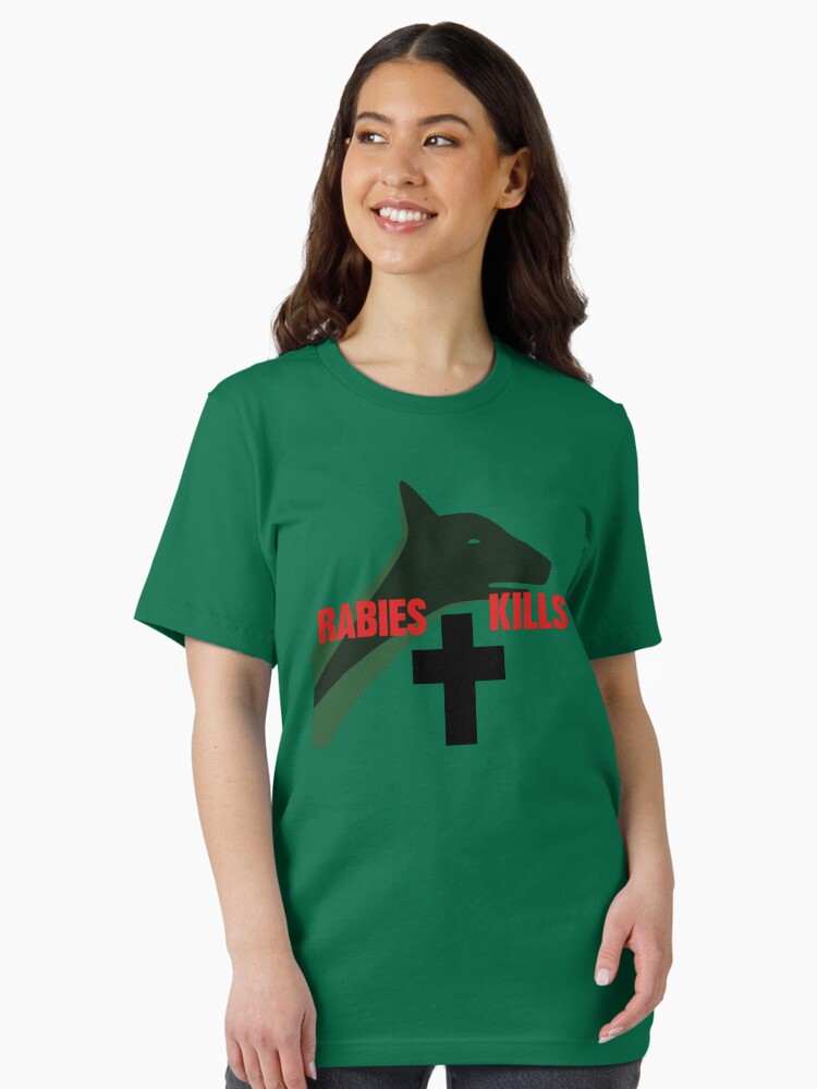 Thumbnail 2 of 7, Essential T-Shirt, NDVH Rabies Kills designed and sold by nikhorne.