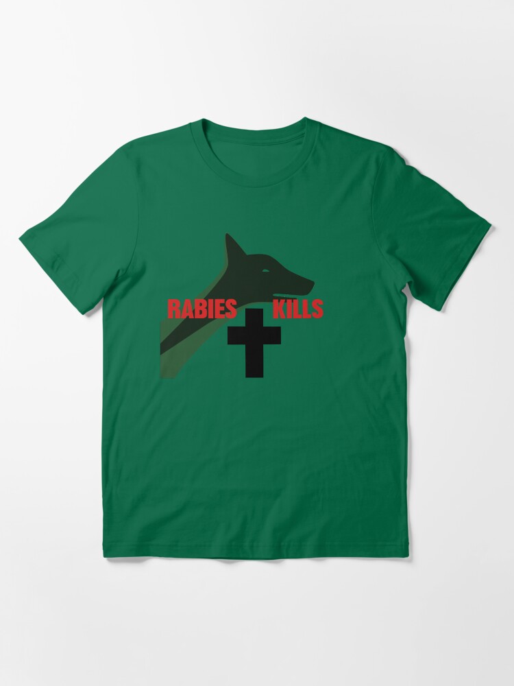 Thumbnail 3 of 7, Essential T-Shirt, NDVH Rabies Kills designed and sold by nikhorne.