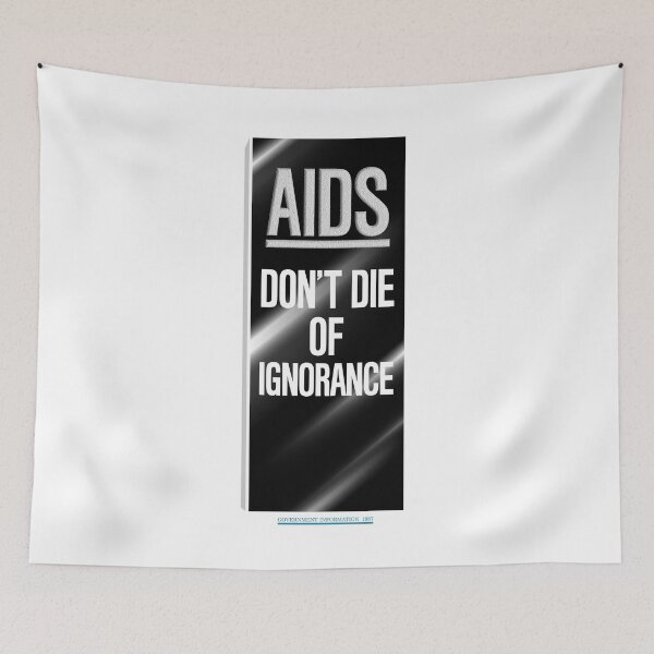 Item preview, NDVH AIDS - Don't Die of Ignorance designed and sold by Nik’s T-Shirts.