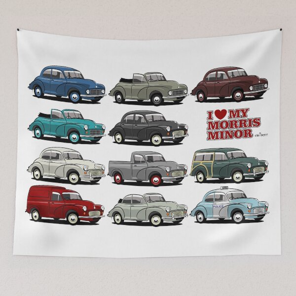 Item preview, Morris Minor evolution designed and sold by car2oonz.