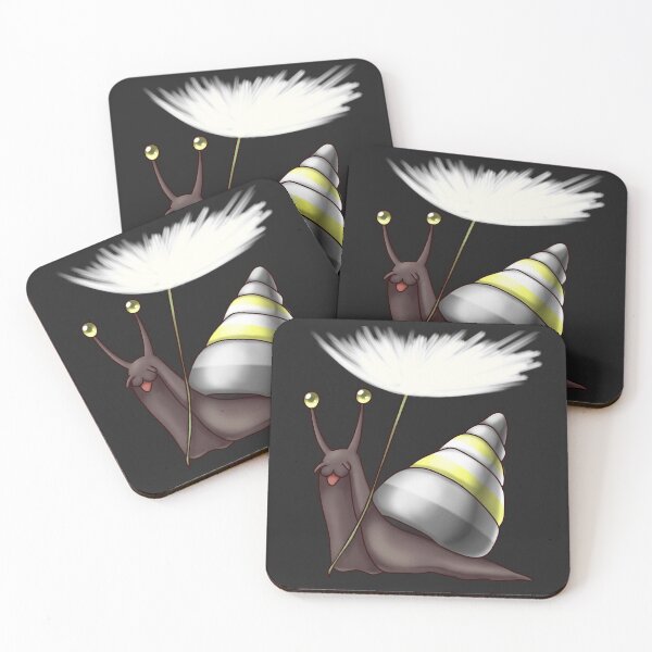 Item preview, Demigender Demienby Pride Snail with Dandelion Seed designed and sold by PrideSnails.