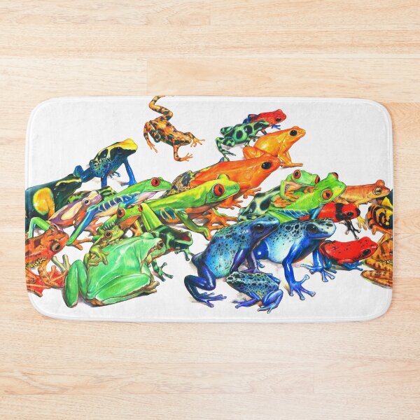 Item preview, Tropical Frog Collage designed and sold by Salmoneggs.