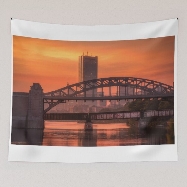 Item preview, BU Bridge at sunrise, Boston designed and sold by Under The Radar Van.