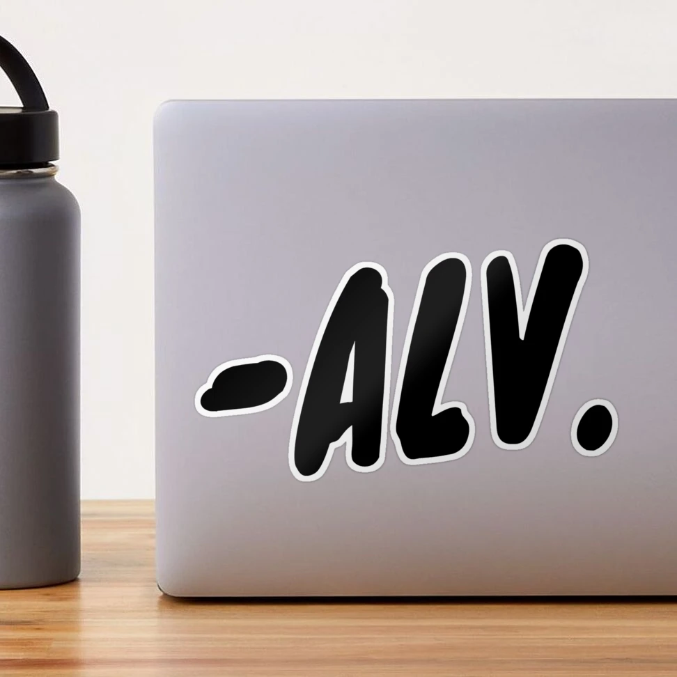 ALOL LOL verb abbreviation Sticker for Sale by Six Deers