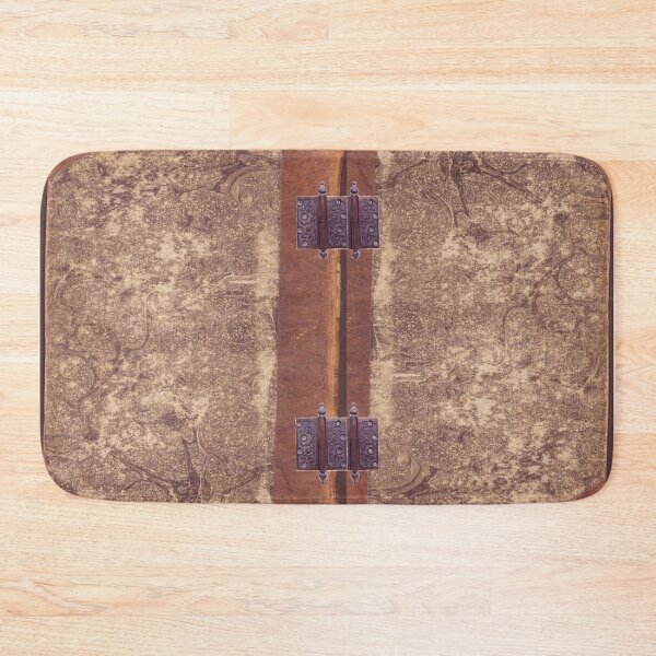 Item preview, leather journal with metal work 4 designed and sold by myatticstudio.