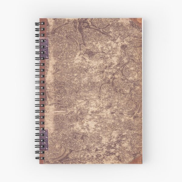 Item preview, leather journal with metal work 4 designed and sold by myatticstudio.