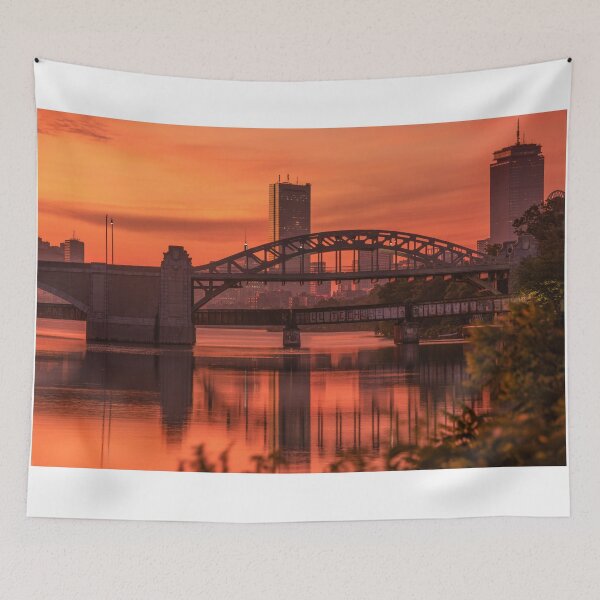 Item preview, Skyline at dawn, Boston designed and sold by Under The Radar Van.