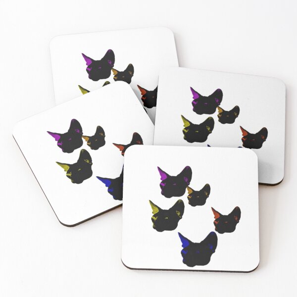 Item preview, Cowboy Hairless Cat Heads designed and sold by nekodokai1.