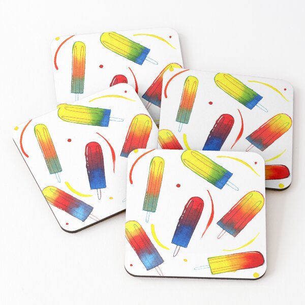 Item preview, Rainbow Popsicles designed and sold by PapieroweDrzewo.