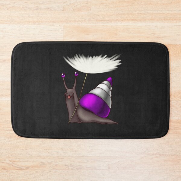 Item preview, Graysexual Gray-ace Pride Snail with Dandelion Seed designed and sold by PrideSnails.