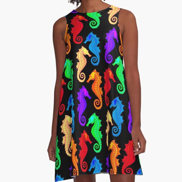 Item preview, Neon Seahorses designed and sold by MMMSdesigns.