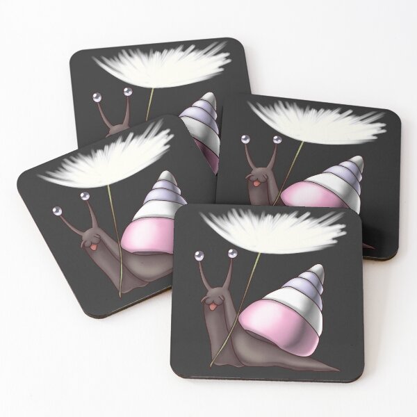Item preview, Cupiosexual Cupioromantic Pride Snail with Dandelion Seed designed and sold by PrideSnails.