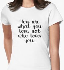 Fall Out Boy Lyric Women's Fitted T-Shirt
