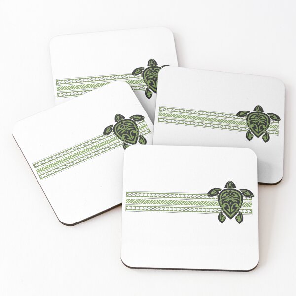 Item preview, Green Tribal Turtle Tattoo Stripe designed and sold by srwdesign.
