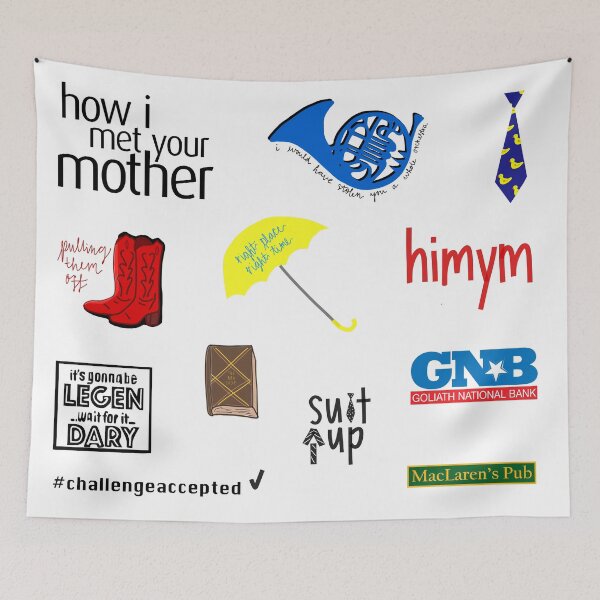 Item preview, himym stickers designed and sold by disconnectd.