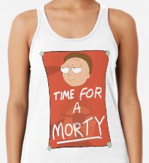 Rick and Morty: Time for a Morty Racerback Tank Top