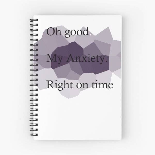 Item preview, Oh good. My Anxiety. Right on time. designed and sold by CrimsonTigerArt  <3.