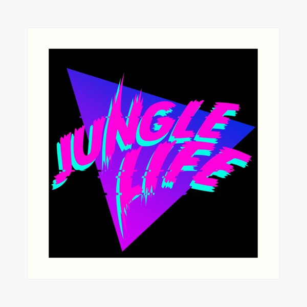 Jungle Life (Analog Distortion) Art Print