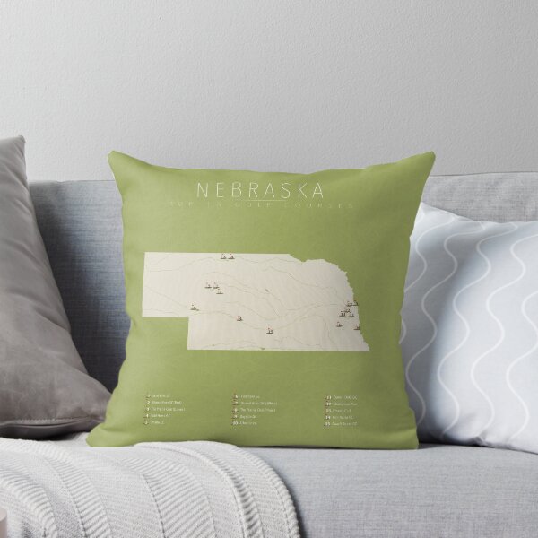 Item preview, Campos de golf de Nebraska designed and sold by FinlayMcNevin.
