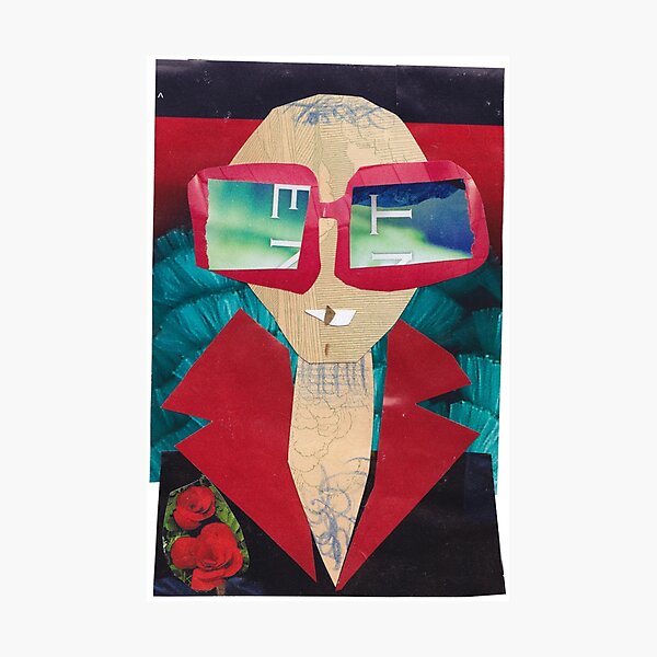Rocket Man #PrideMonth Collage Portrait Photographic Print