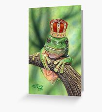 Frog Prince Greeting Card
