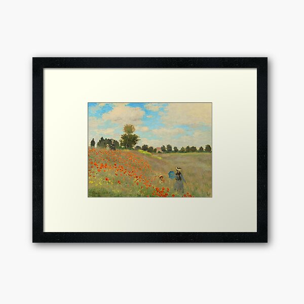 Aperçu de l'œuvre Champ de coquelicots de Monet créée et vendue par ChrisSideHustle.