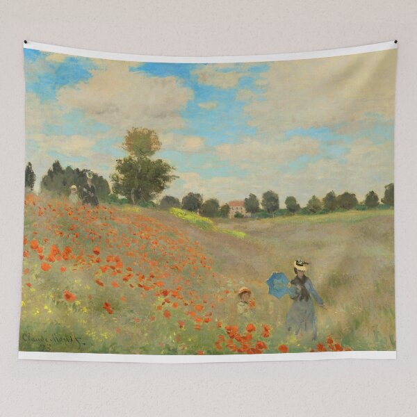 Item preview, Monet Poppy Field designed and sold by ChrisSideHustle.