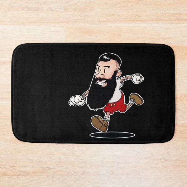 Item preview, Tattooed bearded man in rubber hose cartoon style designed and sold by Marcin Flejszer.