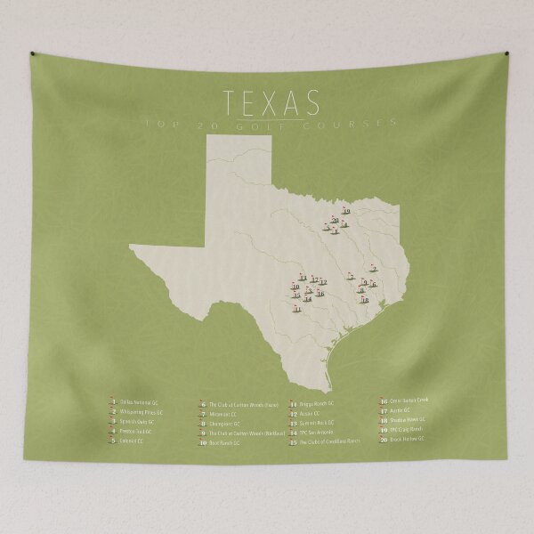 Item preview, Texas Golf Courses designed and sold by FinlayMcNevin.