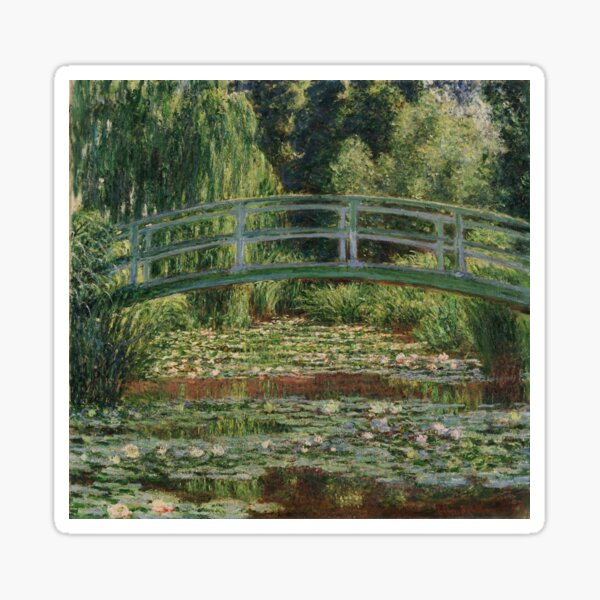 Item preview, Monet Japanese Bridge designed and sold by ChrisSideHustle.