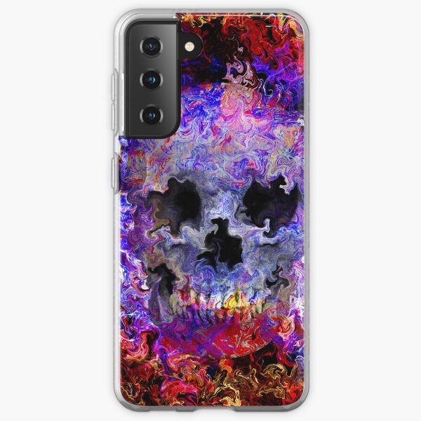 Hippie skull Samsung Galaxy Soft Case