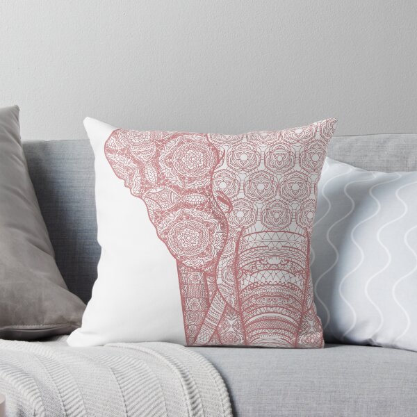 Item preview, Pink mandala elephant designed and sold by RebecaZum.