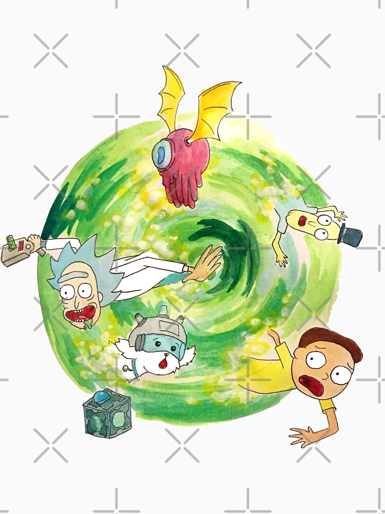 Rick and Morty Portal by maddiesdrawings