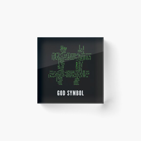 Artikelvorschau, God Symbol - Linux / Unix-Root-Symbol entworfen und verkauft von mstfcntrk.