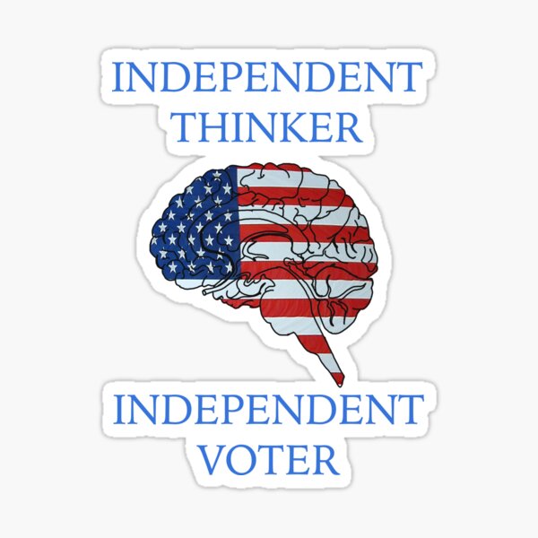 Independent Voter Sticker