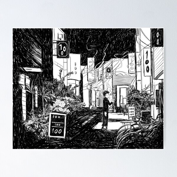 Item preview, one zero zero (black and white version) designed and sold by alex siple.
