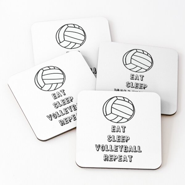 Item preview, Sticker - Eat Sleep Volleyball Repeat  designed and sold by StickersStore.