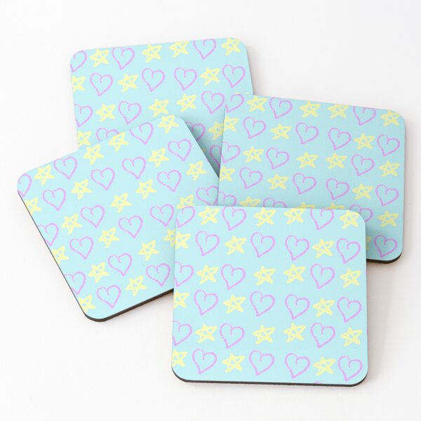 Item preview, Chalk hearts and stars designed and sold by Cloud-Boy.