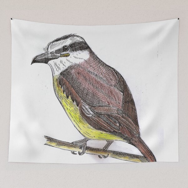 Item preview, Great Kiskadee draw designed and sold by Rosa Elena Albornoz Mendez.