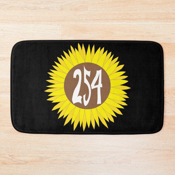 Item preview, Hand Drawn Texas Sunflower 254 Area Code designed and sold by itsrturn.