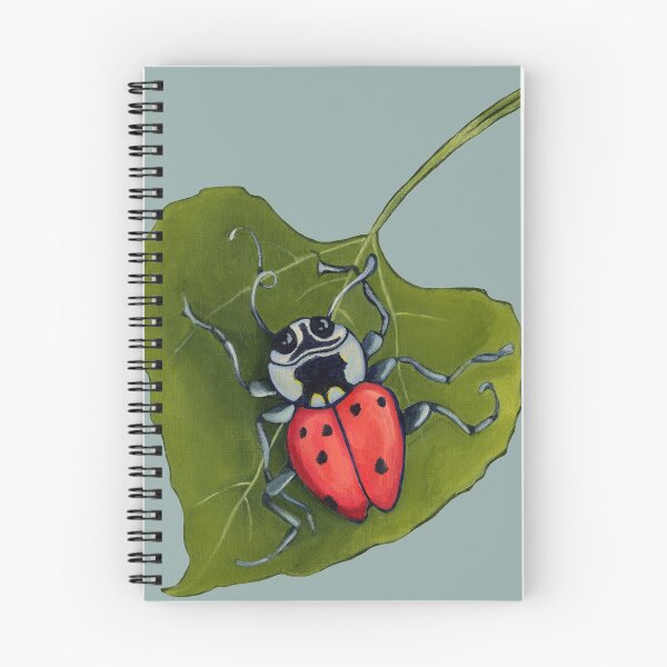 Item preview, Ladybug and green leaf designed and sold by KnowingWonder.