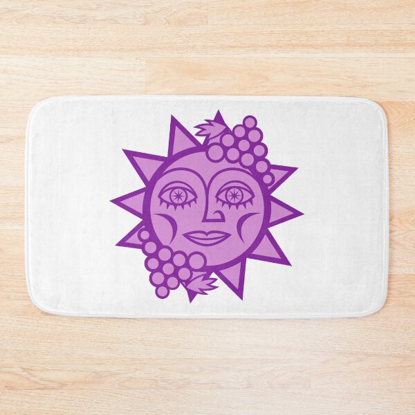 Item preview, Original Sun with Farm Harvest Vineyard Grapes Design for Wine Lovers (full purple and pink) designed and sold by wariana.